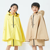 Kid's Raincoat Poncho Toddler Rain Jacket Waterproof Hoodie