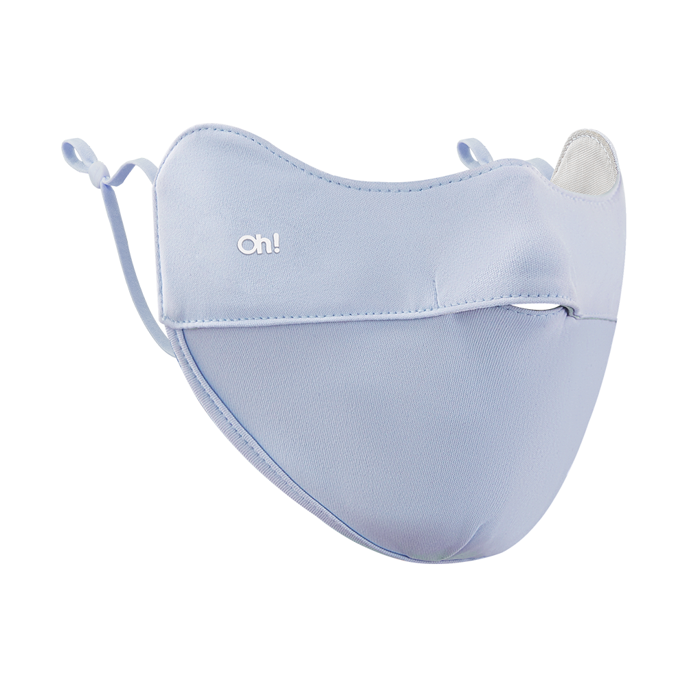 Breathable Kid's Sunscreen Mask UPF 50+ Washable Reusable Anti-UV Face Covering