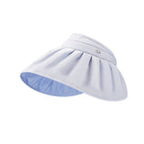 US Stock Large Brim Foldable Sun Visor for Women UPF50+ UV Protection Shell Caps