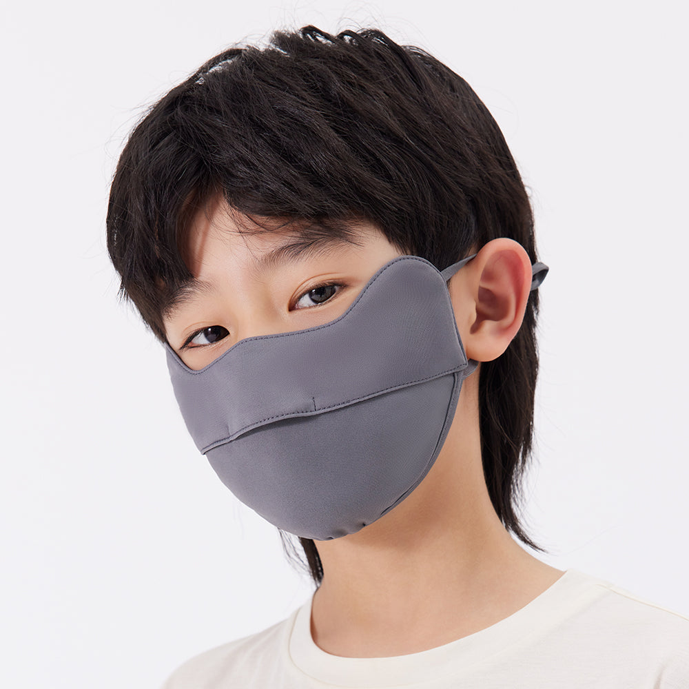 Breathable Kid's Sunscreen Mask UPF 50+ Washable Reusable Anti-UV Face Covering