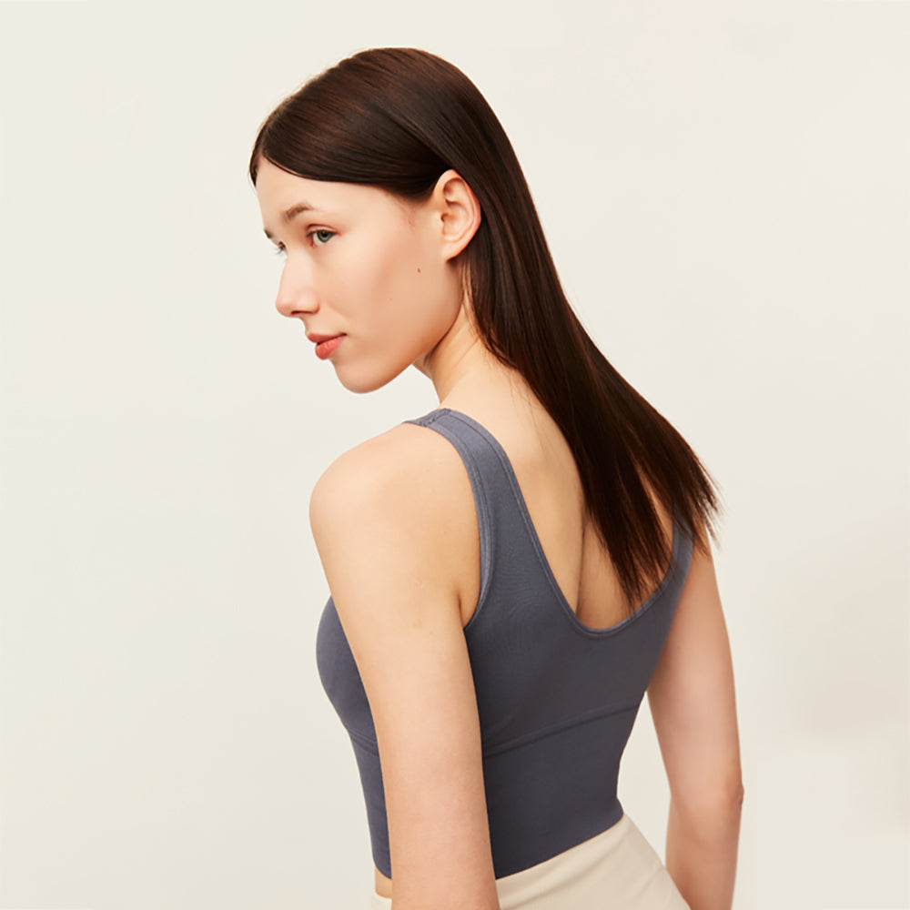 Women's Padded Sports Bra Yoga Tank Tops UPF50+