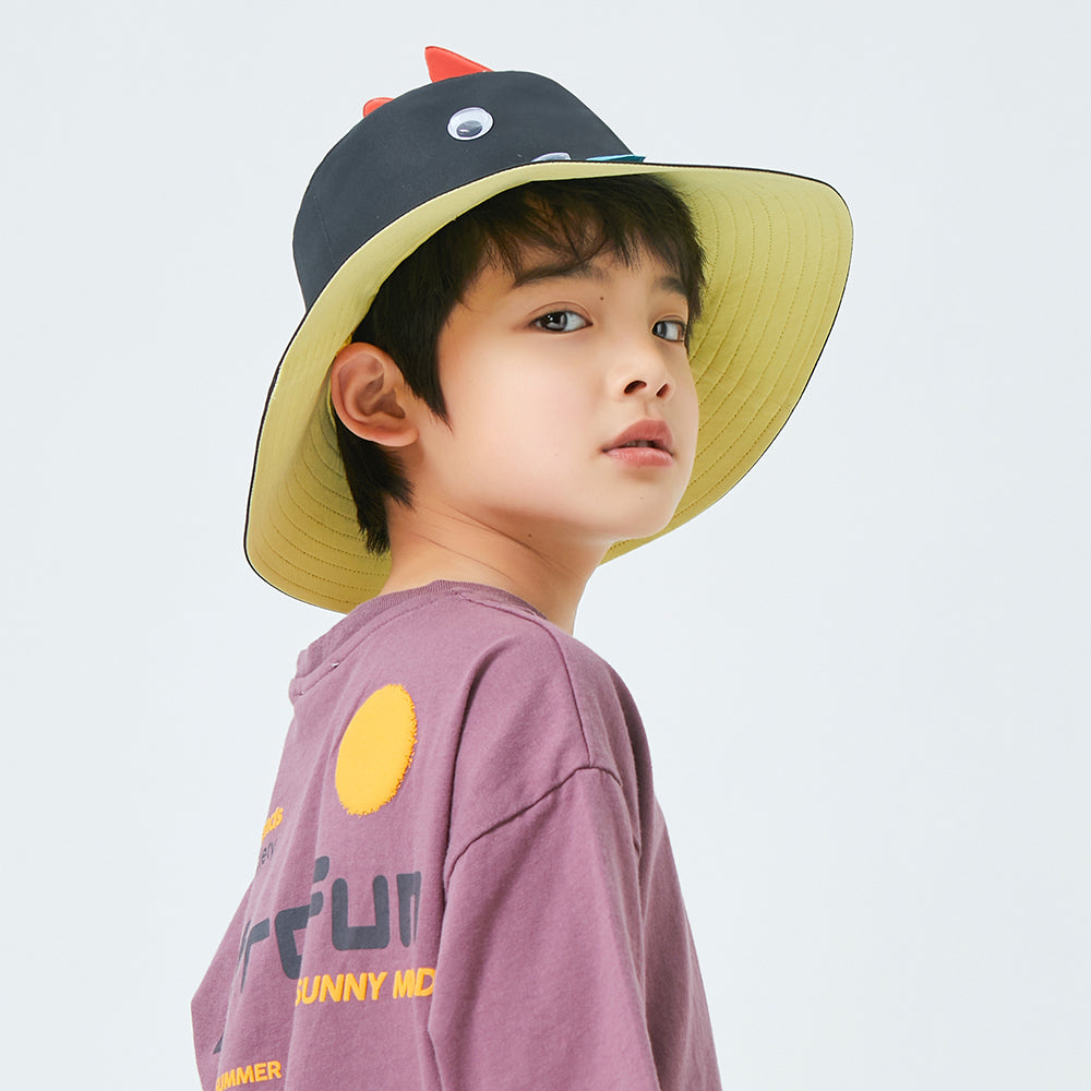 Kid's UV Protection Bucket Hat UPF 50+ Wide Brim Sun Caps for Boys Girls