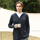 Men's Sun Protective Jacket UP50+ with Large Brim & Face Cover  Quick-Dry
