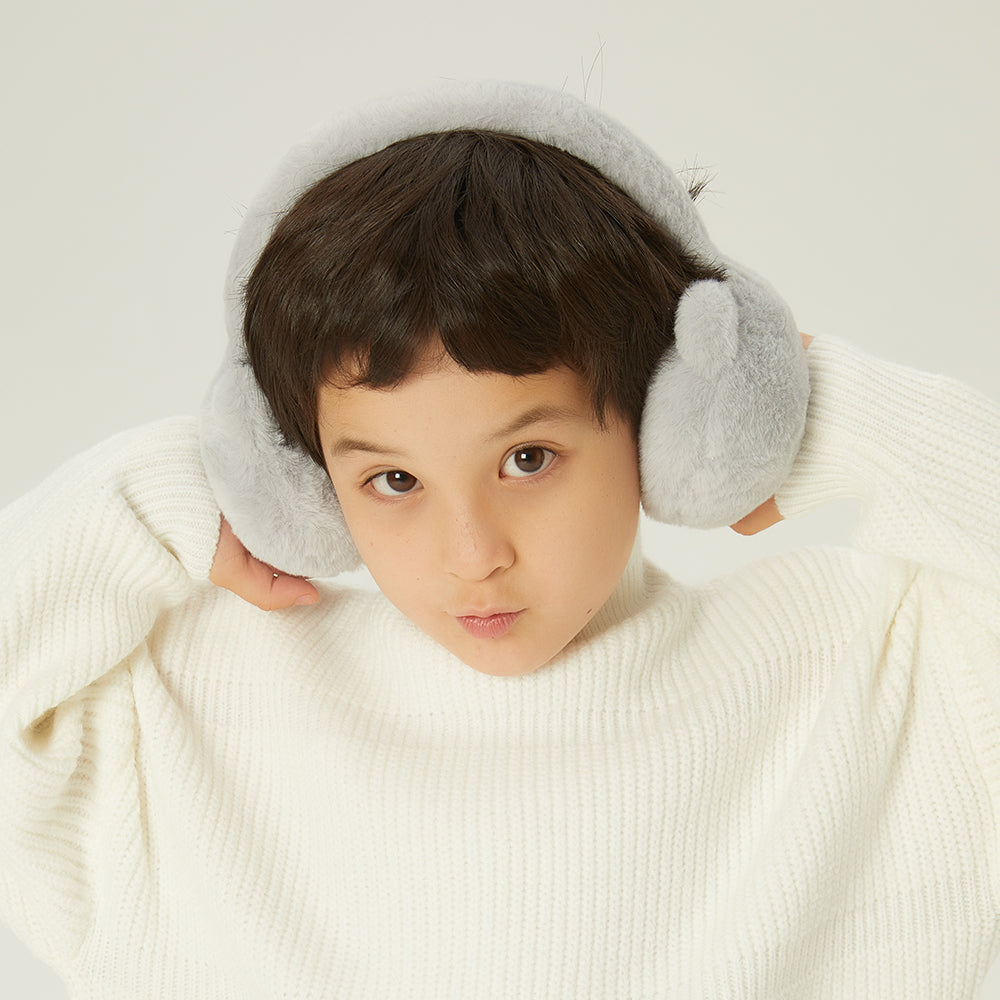 Ear Muffs Faux Fleece Warm Earmuffs Plush Warmers Ear Covers Foldable Headband