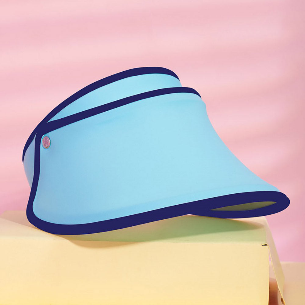 US Stock Kids Empty Top Visor Cap Adjustable Sun Hat UPF 50+