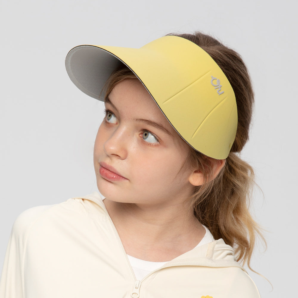 Kid's Sun Visor Hat Dual-Sided Sun Protection UPF50+ Adjustable Cap