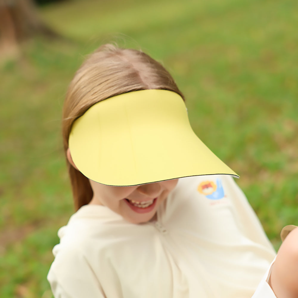 Kid's Sun Visor Hat Dual-Sided Sun Protection UPF50+ Adjustable Cap