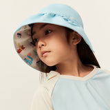 Kid's Reversible Sun Hat UPF 50+ UV Protection Empty Top Visor Caps
