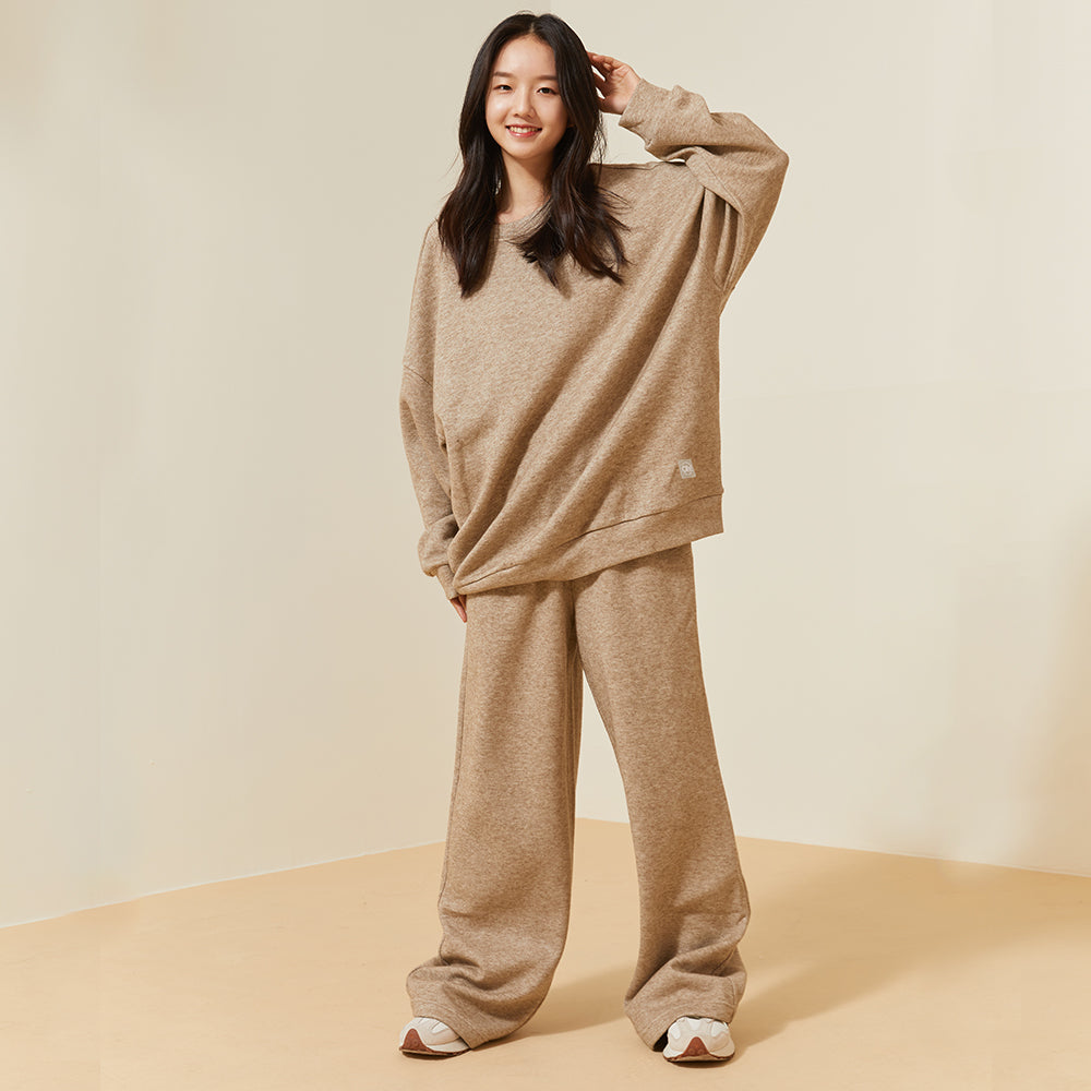 Women's Wide-Leg Pants with Pockets Loose Comfy Lounge Casual Sweatpants