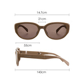 Retro Polarized Sunglasses UV400 Trendy Cat Eye Sun Glasses