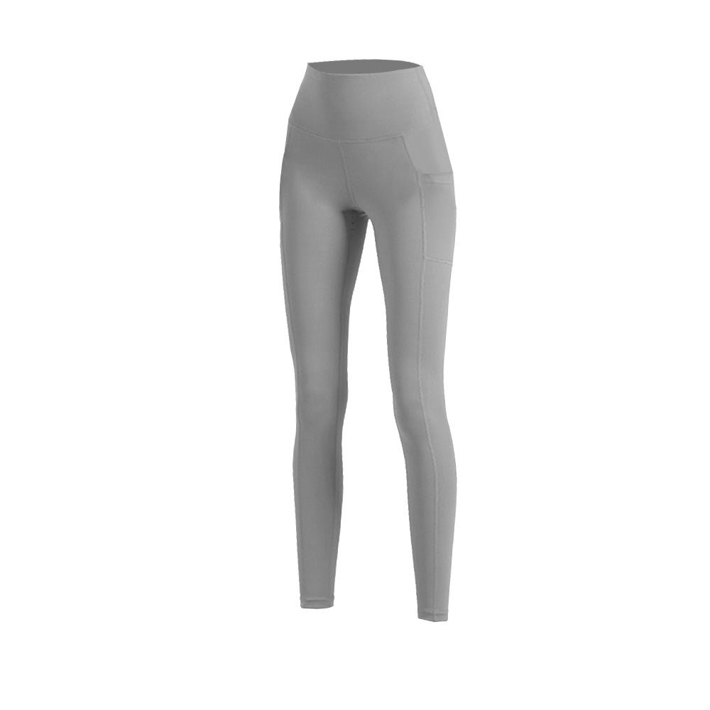 US Stock High Waist Yoga Pants with Pockets Tummy Control Workout Leggings