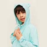 Kid's Sun Protection Hoodie Jackets with Pockets UPF 50+ for Aged 4-10 Boys Girls