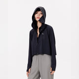 US Stock Women's Classic Sun Protection Hoodie UPF 50+ Cooling Jacket Outdoor Tops