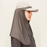 Unisex Hat Drape UPF 50+ Sun Protection Neck Flap Face Cover Adjustable Size
