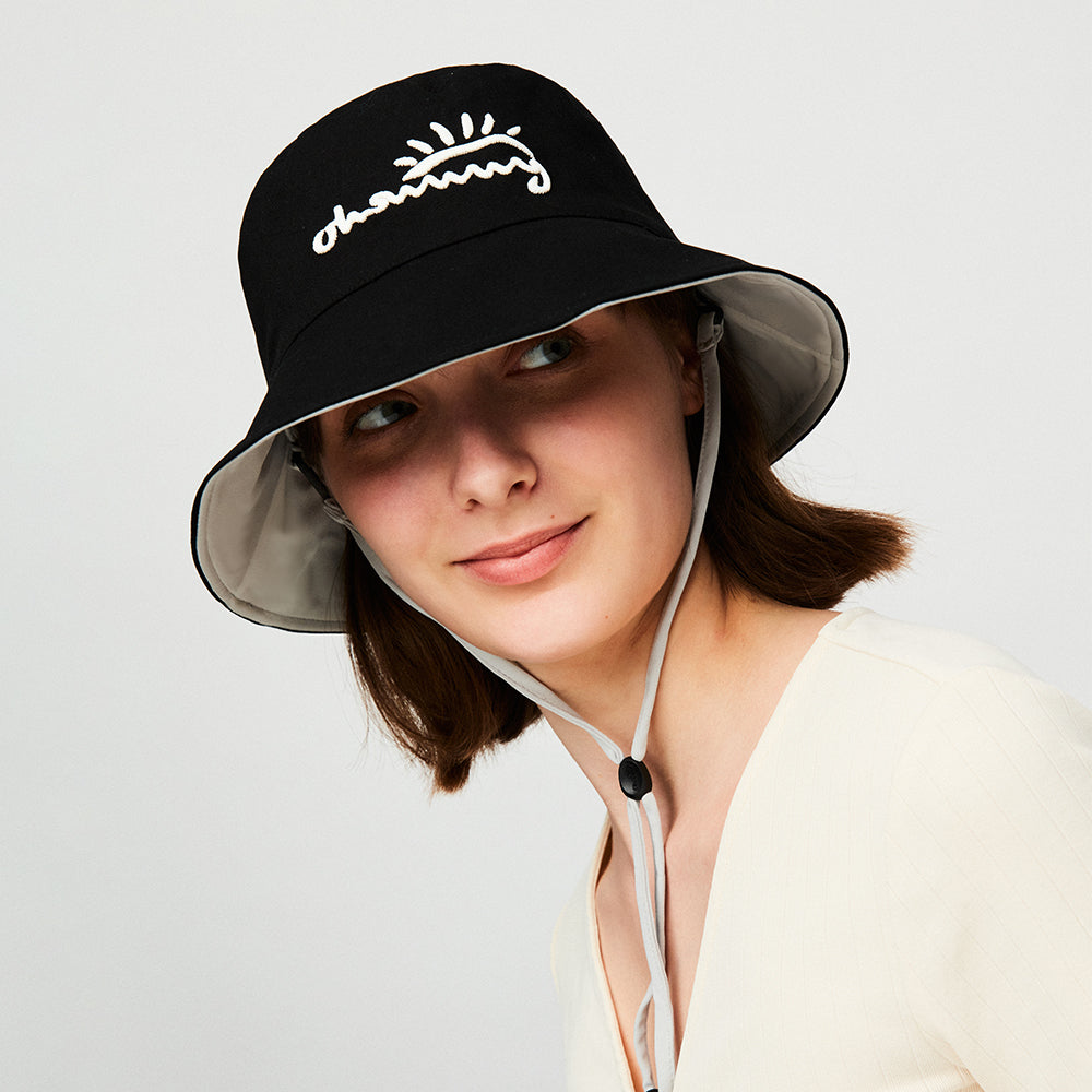 Women's Dual-Sided Bucket Hat UPF 50+ Packable Travel Sun Hat