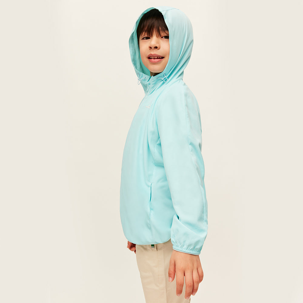Kid's Sun Protection Jackets with Pockets UPF 50+ Hoodie for Aged 4-10 Boys Girls