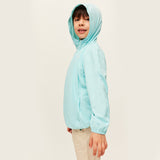 Kid's Sun Protection Jackets with Pockets UPF 50+ Hoodie for Aged 4-10 Boys Girls