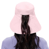 Women's Reversible Bucket Hat Wide Brim Sun Cap UPF50+ Waterproof
