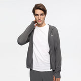 Men's Sun Protective Jacket UP50+ with Large Brim & Face Cover  Quick-Dry