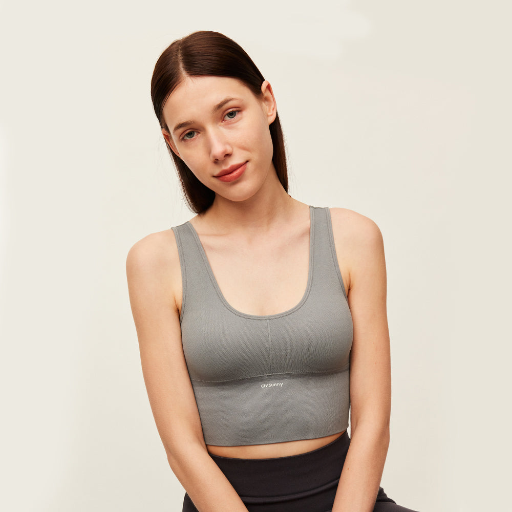 Women's Padded Sports Bra Yoga Tank Tops UPF50+