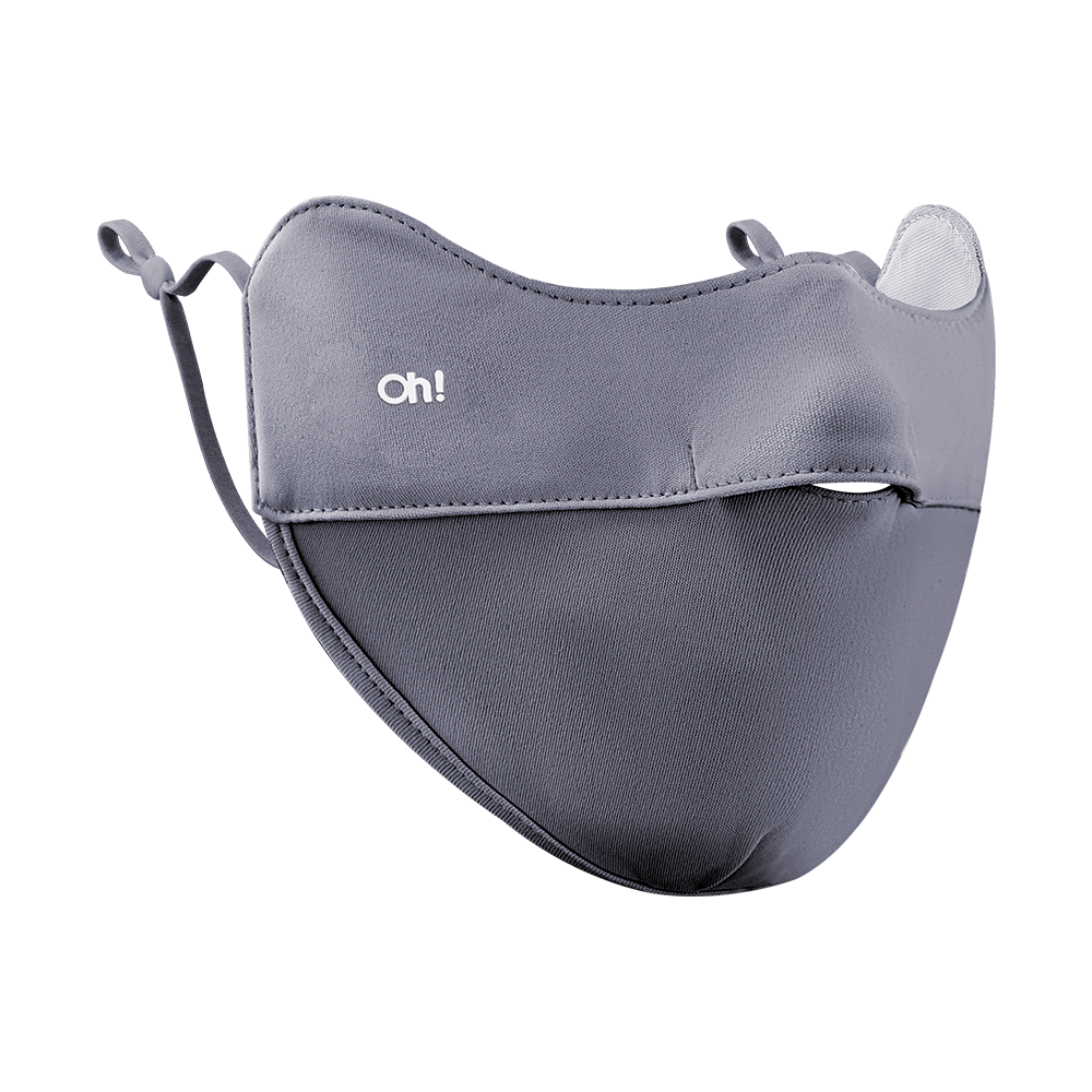Breathable Kid's Sunscreen Mask UPF 50+ Washable Reusable Anti-UV Face Covering
