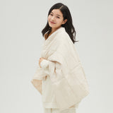 Down Camping Blanket Packable Lightweight Soft Throw Reversible Wearable Camp Blankets