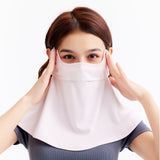 US Stock Sun Protection Face Cover Breathable Mask UPF 50+ Gradient Design Neck Gaiters