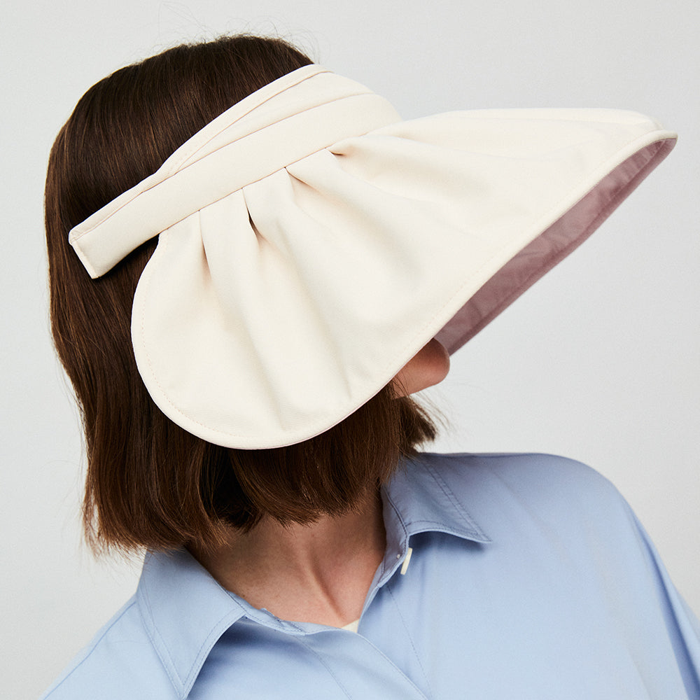 US Stock Large Brim Foldable Sun Visor for Women UPF50+ UV Protection Shell Caps