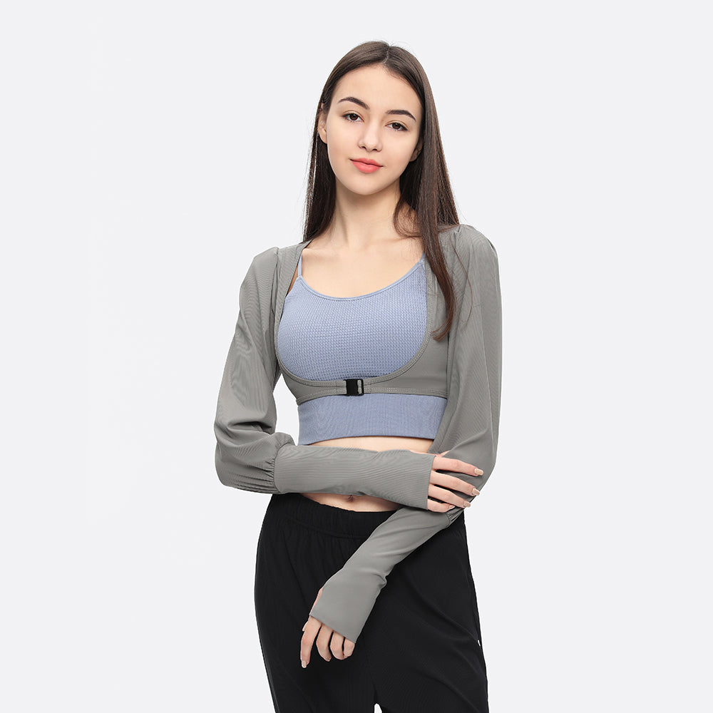 Women's Cooling Arm Sleeves Covers with Finger Hole UPF 50+
