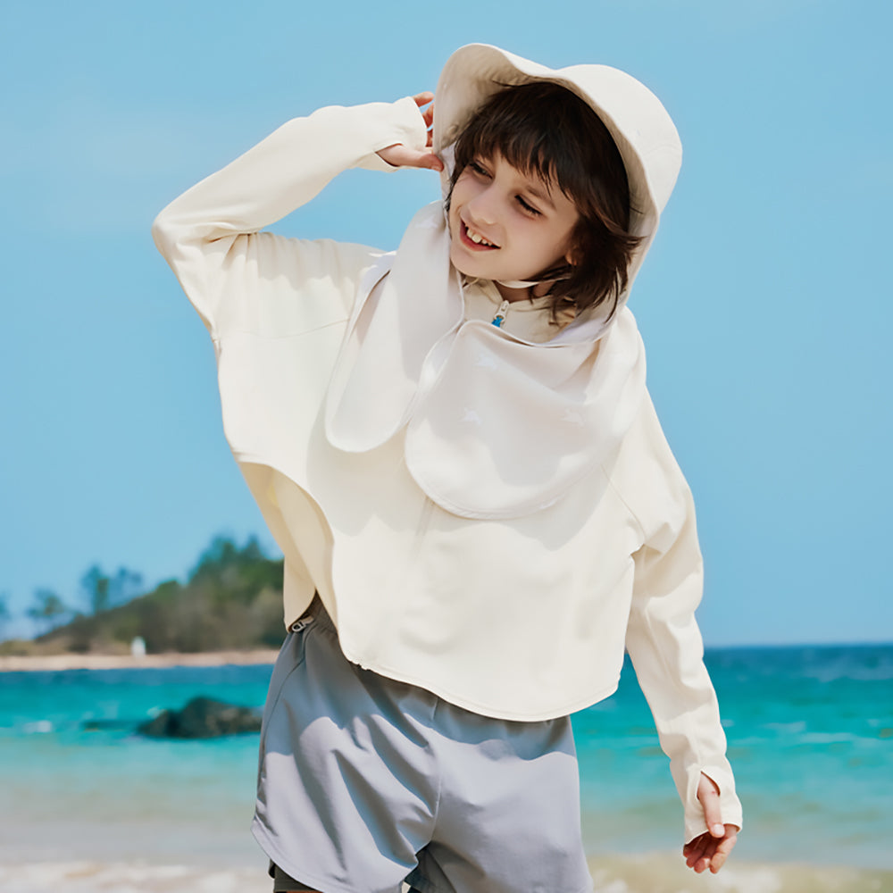 Kid’s Sun-Proof Bucket Hat with Neck Flap UPF 50+
