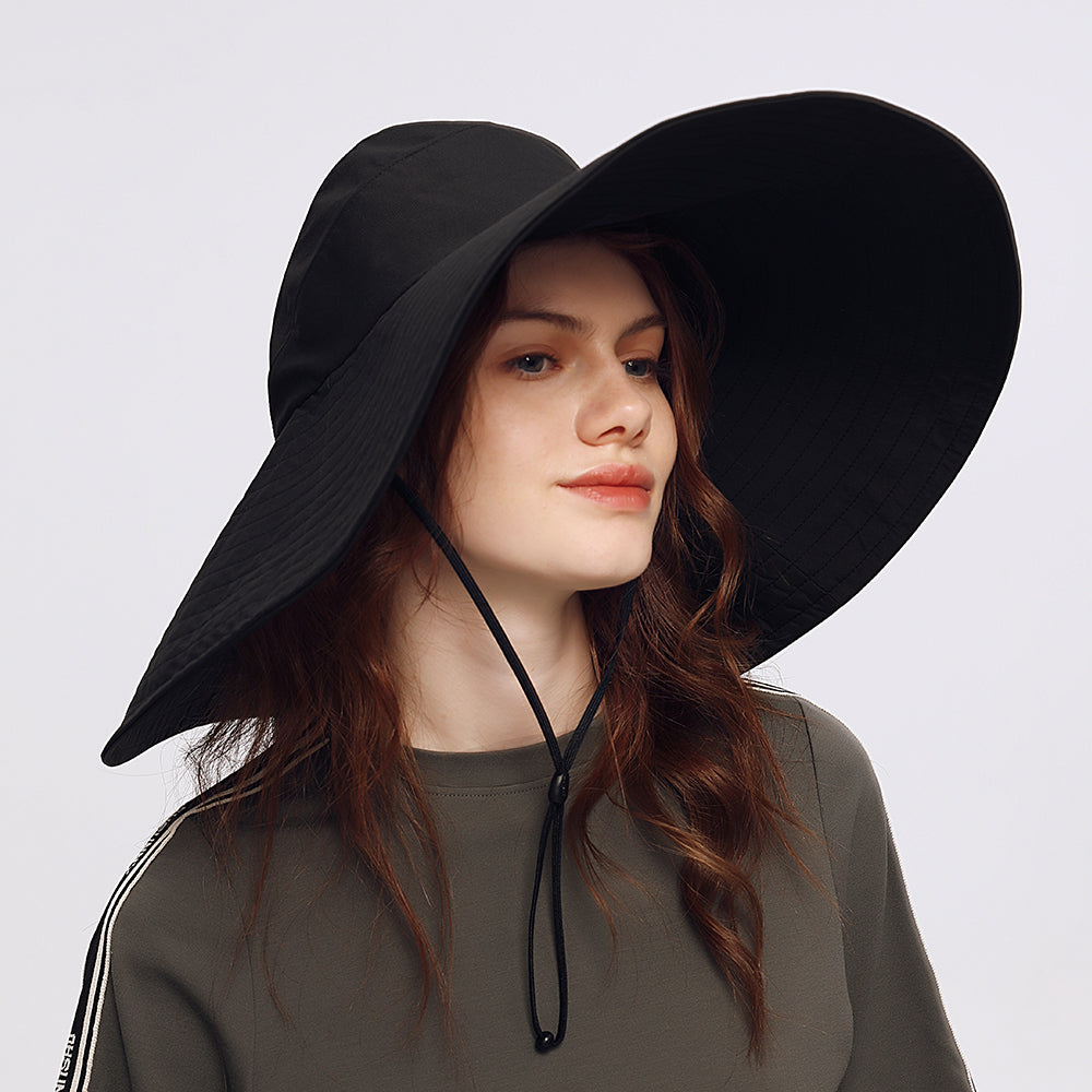 Women's Reversible Bucket Hat Wide Brim Sun Protection Cap UPF 50+