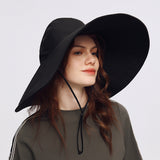 Women's Reversible Bucket Hat Wide Brim Sun Protection Cap UPF 50+