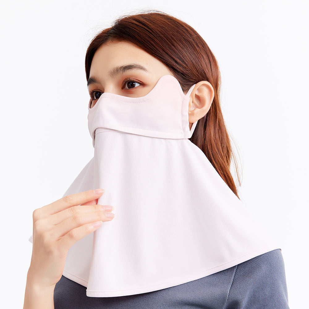 US Stock Sun Protection Face Cover Breathable Mask UPF 50+ Gradient Design Neck Gaiters