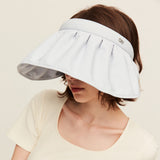 US Stock Foldable Wide Brim Sun Visor Hat UV Protection UPF 50+ Cap Headband