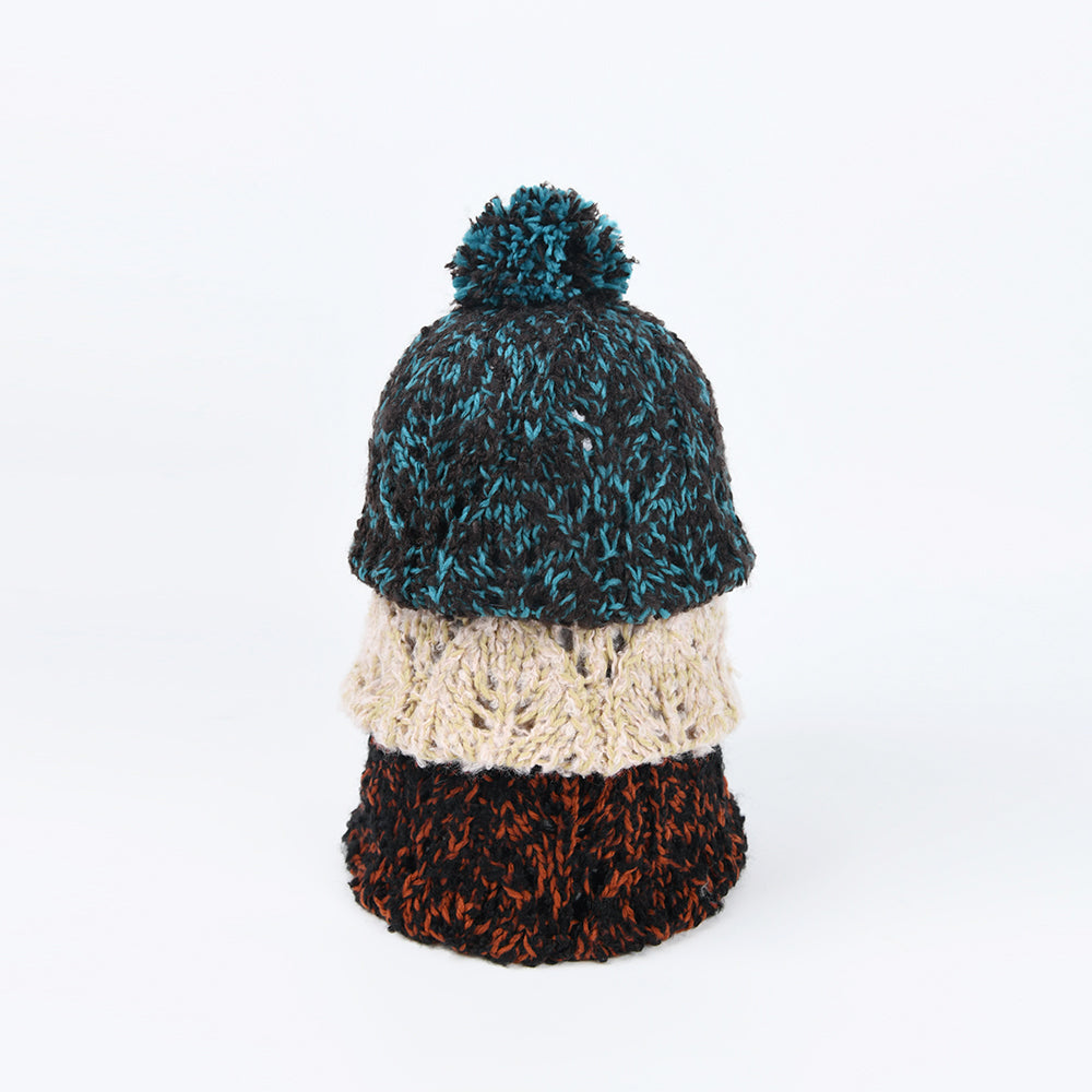 US Stock Unisex Warm Soft Knitted Beanie Cap Stretch Skull Hat