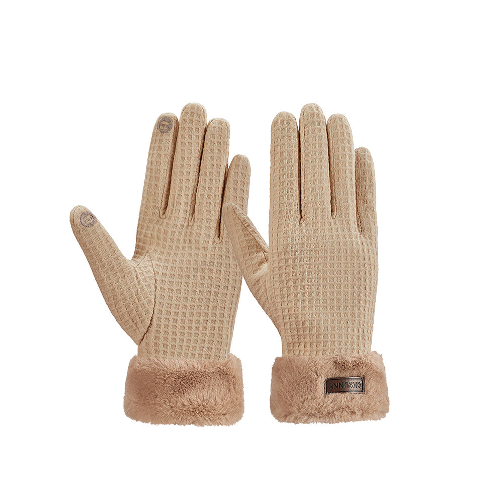 Women's Touchscreen Gloves Winter Warm Anti-Slip Gloves