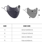 US Stock Cooling Breathable Face Mask Sun Protection UPF 50+ Face Covering