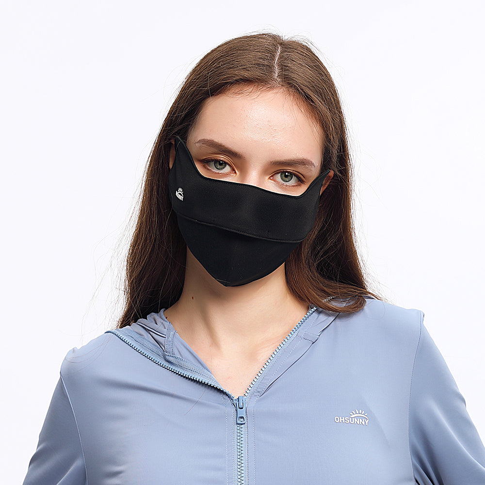 US Stock Sunscreen Face Mask UPF50+ Breathable Anti-UV Cover