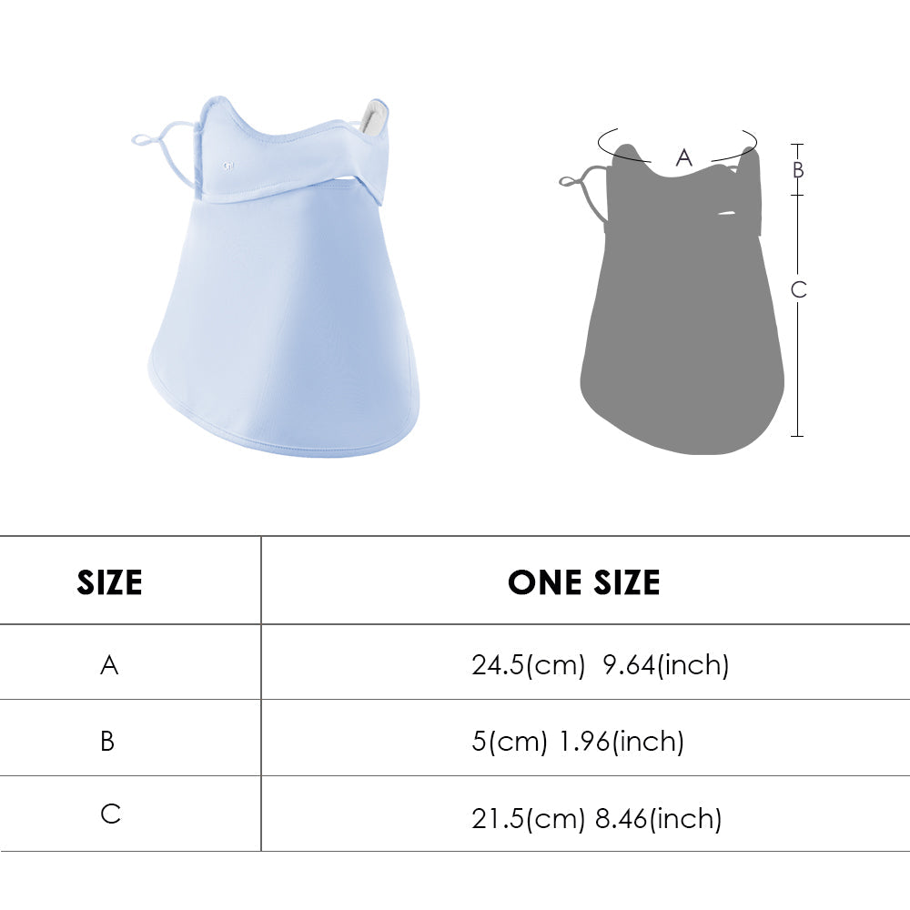 US Stock Sun Protection Face Cover Breathable Neck Gaiter UPF 50+
