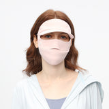 Sun Protection Full Face Mask with Cap Brim UPF 50+ Riding Cover