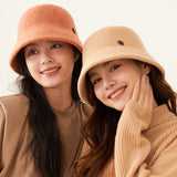 OHSUNNY Classic Wool Bucket Hats Warm Artist Fisherman Cap