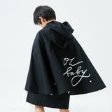 Kid's Raincoat Poncho Toddler Rain Jacket Waterproof Hoodie