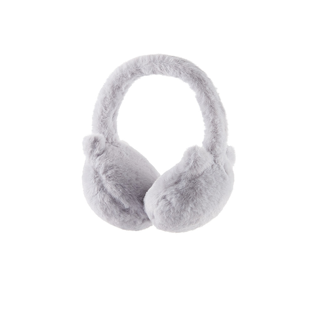 Ear Muffs Faux Fleece Warm Earmuffs Plush Warmers Ear Covers Foldable Headband