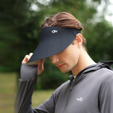 US Stock Women's Visor Cap Dual-Sided Roll-up Foldable Sun Hat UPF 50+