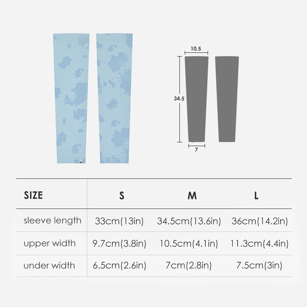 Kid's Sun Protection Arm Sleeves  Athletic Cooling Baseball Covers UPF50+