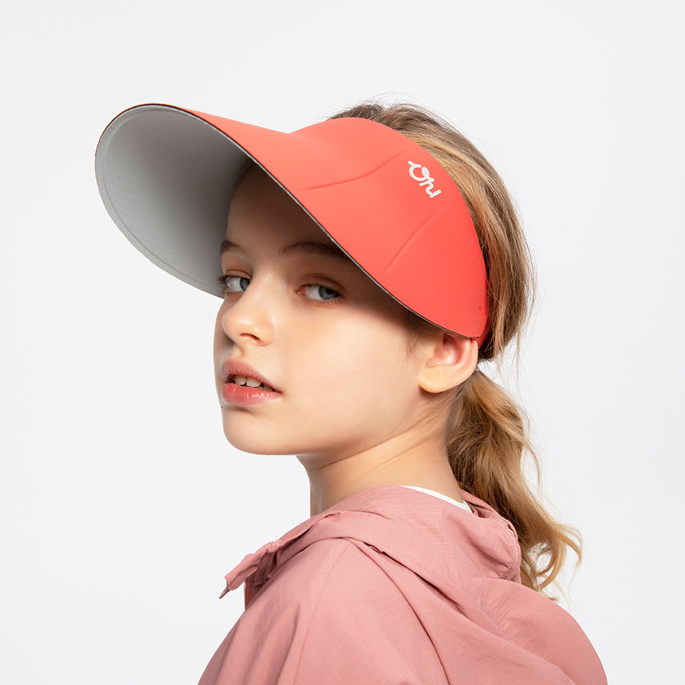 Kid's Sun Visor Hat Dual-Sided Sun Protection UPF50+ Adjustable Cap