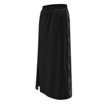 Women's Casual Midi Slit Skirts UPF50+ Elastic High Waist Long Sweater Skirt