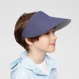 Kid's Sun Visor Hat Dual-Sided Sun Protection UPF50+ Adjustable Cap
