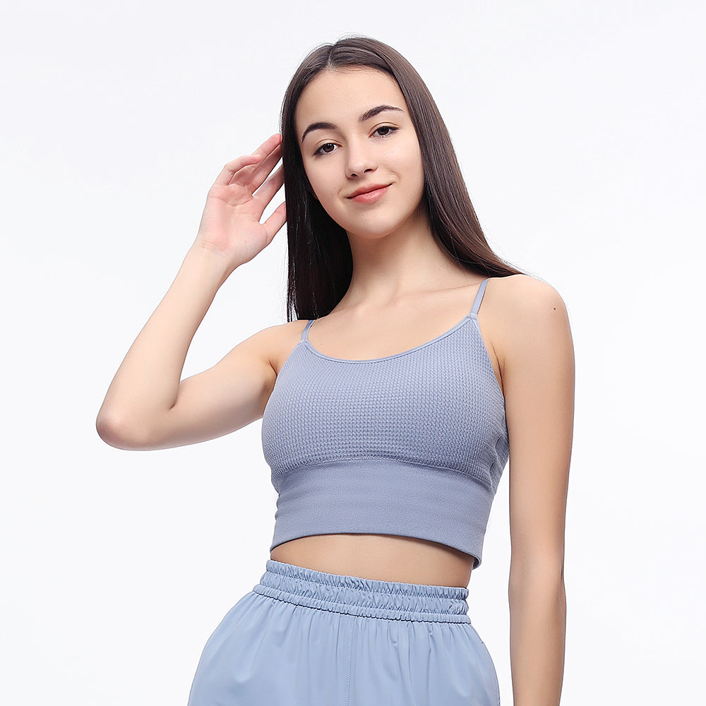 Women's Crop Top Seamless Underwear Tank Sports Camisole UPF 50+