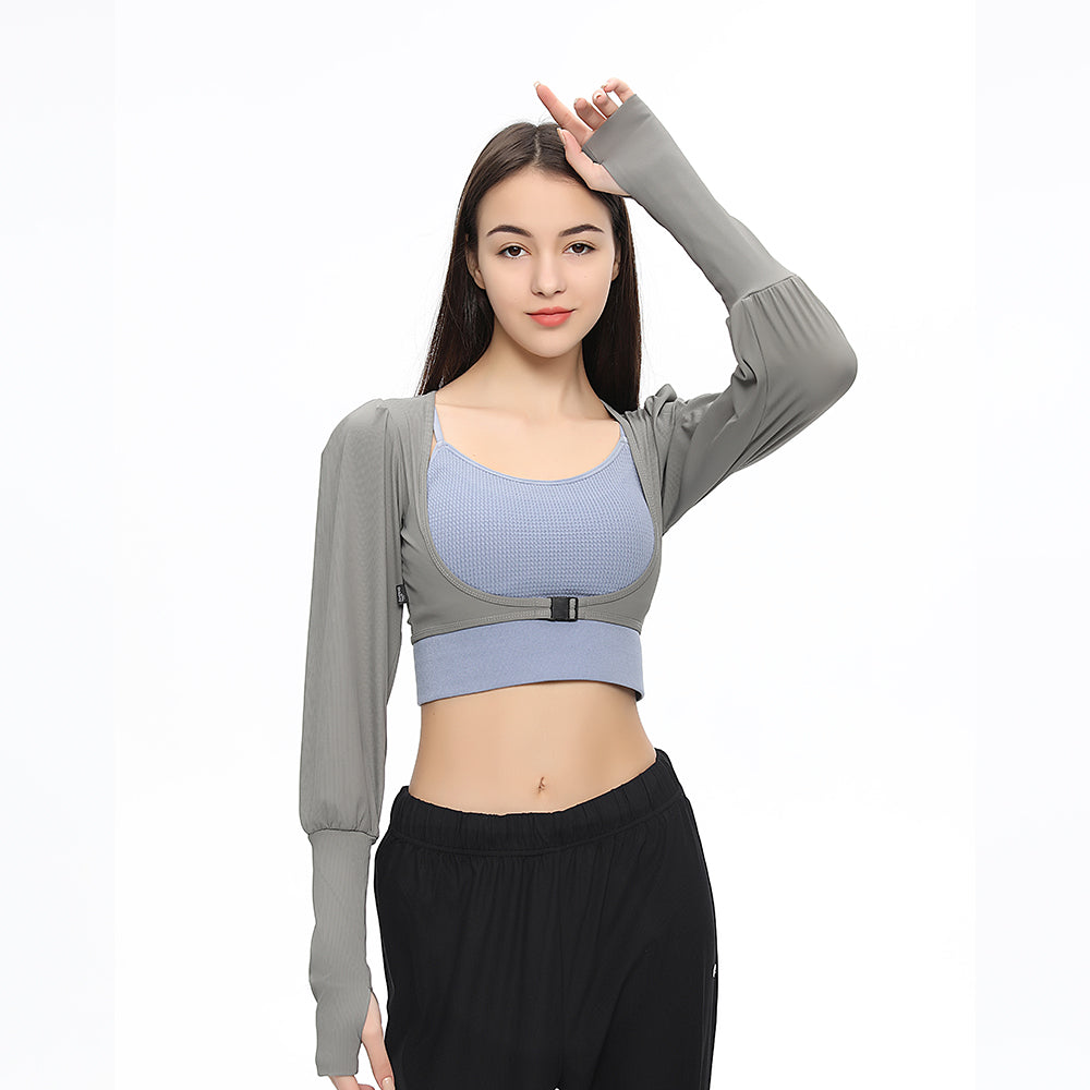 Women's Cooling Arm Sleeves Covers with Finger Hole UPF 50+